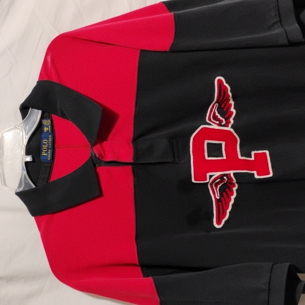 SALE! Ralph Lauren Polo P Wing Vintage Polo Shirt Sz.2X Has A Flaw (BX25) - Picture 2 of 12